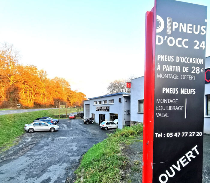 Vente pneus neufs proche de Bergerac